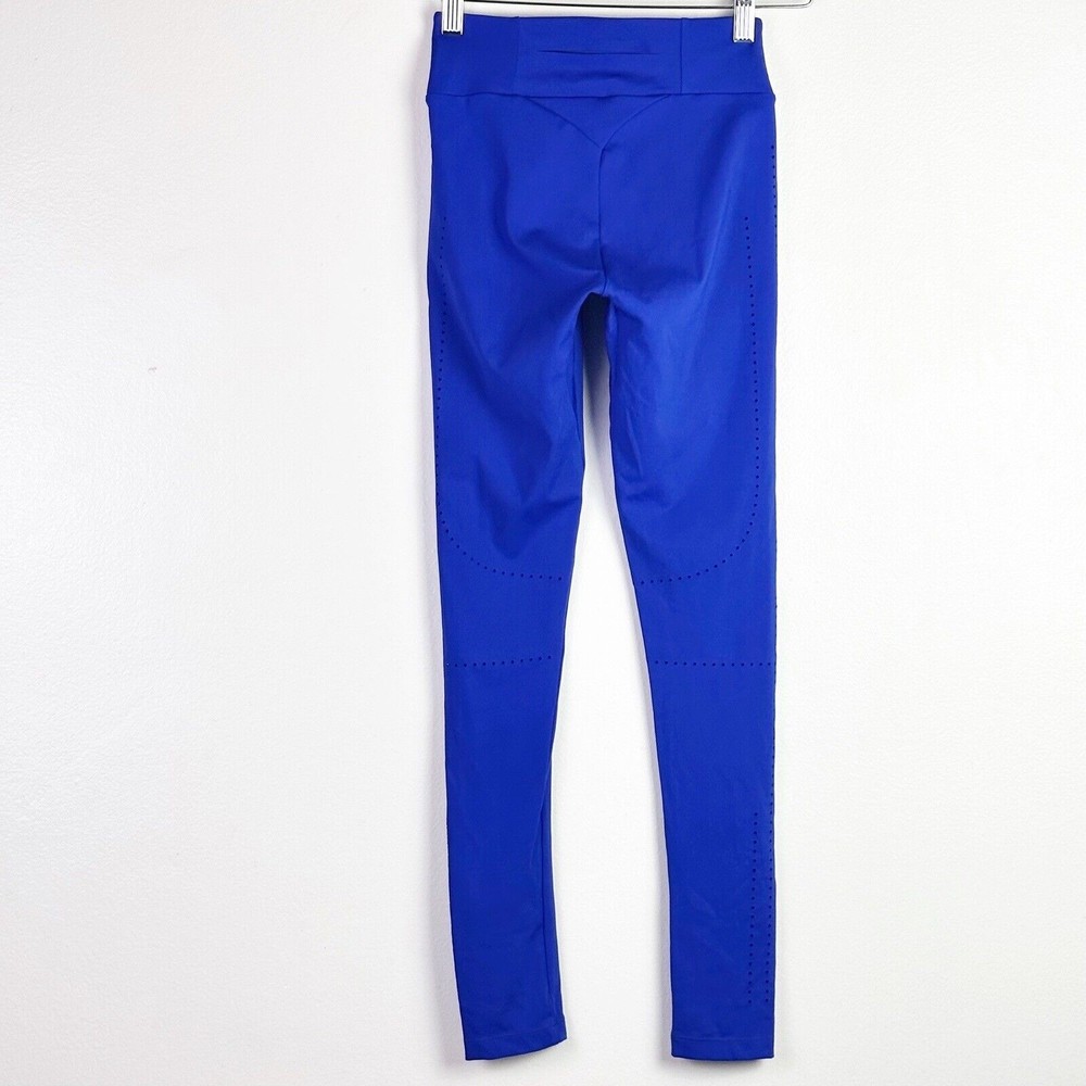 Gymshark Dry Laser Cut Leggings Blue XS Cobalt Royal Blue - Picture 6 of 11